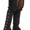 Forum Novelties, Inc Steampunk Black Suede Spats