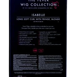 Smiffys Styleable Fever Isabelle Blonde Wig -Cheap Halloween Store styleable fever isabelle blonde wig back