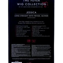 Smiffys Styleable Fever Jessica Blonde Wig -Cheap Halloween Store styleable fever jessica blonde wig back