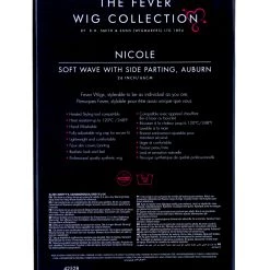 Smiffys Styleable Fever Nicole Auburn Wig -Cheap Halloween Store styleable fever nicole auburn wig back