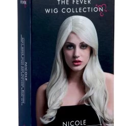 Smiffys Styleable Fever Nicole Blonde Wig 6 Smiffys Styleable Fever Nicole Blonde Wig -Cheap Halloween Store styleable fever nicole blonde wig front