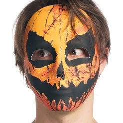 H.M. Smallwares Sublimated Scary Pumpkin Mask
