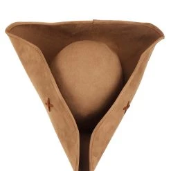 Elope Suede Pirate Hat For Women -Cheap Halloween Store suede womens pirate hat alt 2