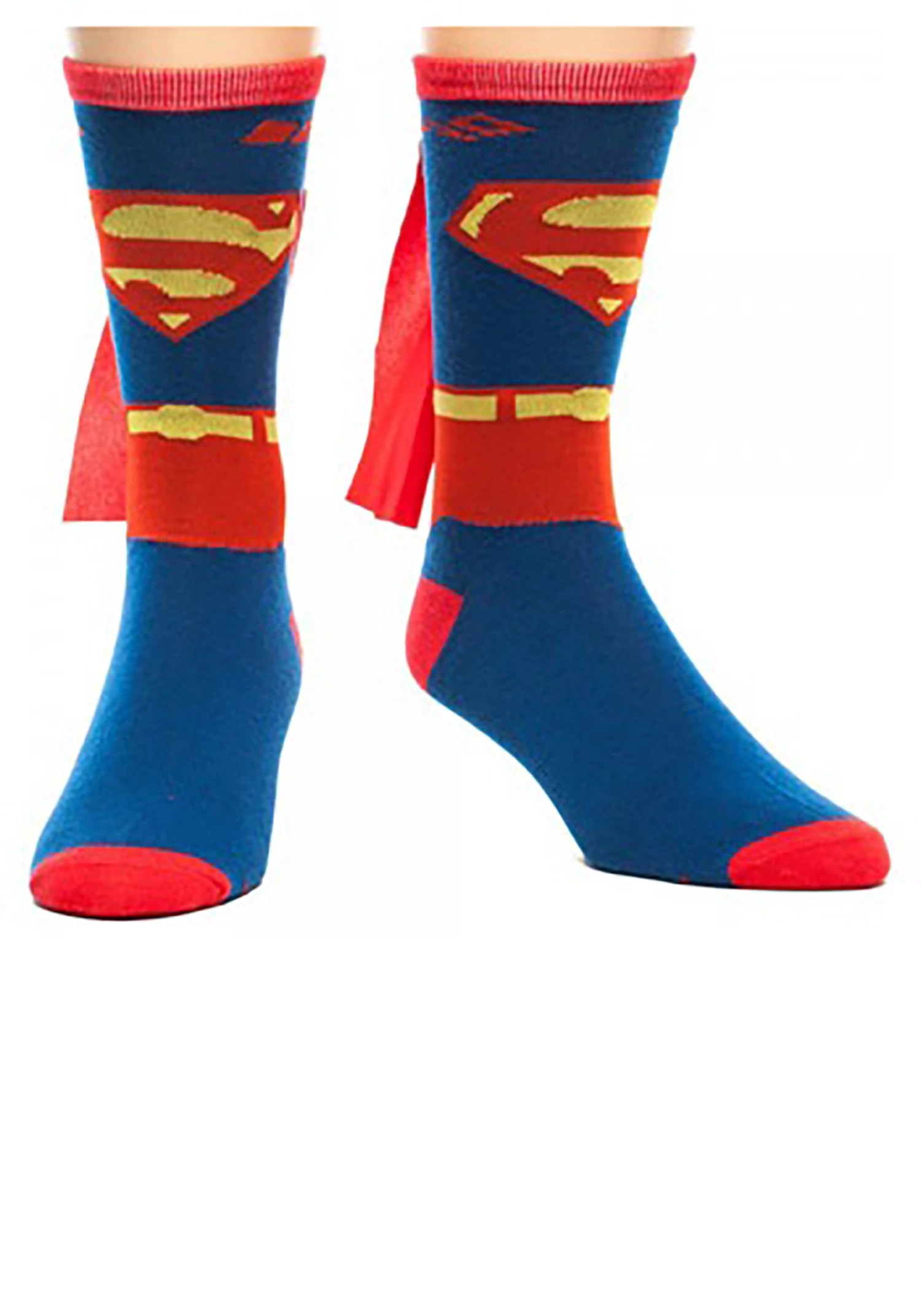 Bioworld Merchandising / Independent Sales Superman Cape Crew Socks 1 Bioworld Merchandising / Independent Sales Superman Cape Crew Socks