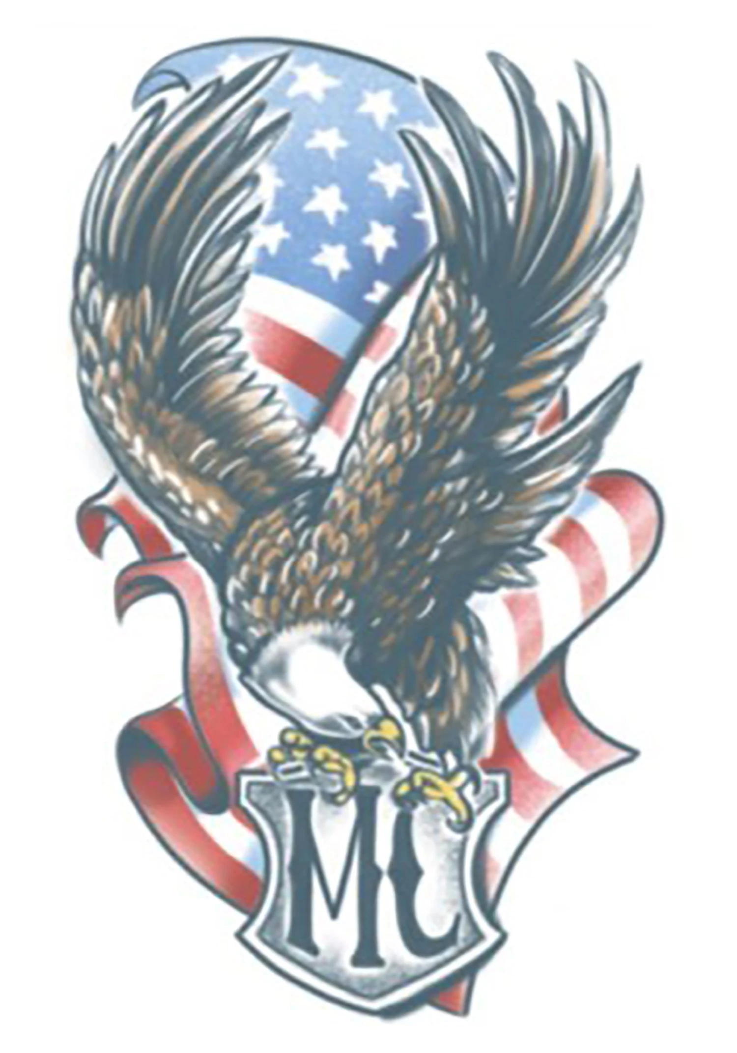 Tinsley Transfers FX Temporary Eagle Tattoo 1 Tinsley Transfers FX Temporary Eagle Tattoo