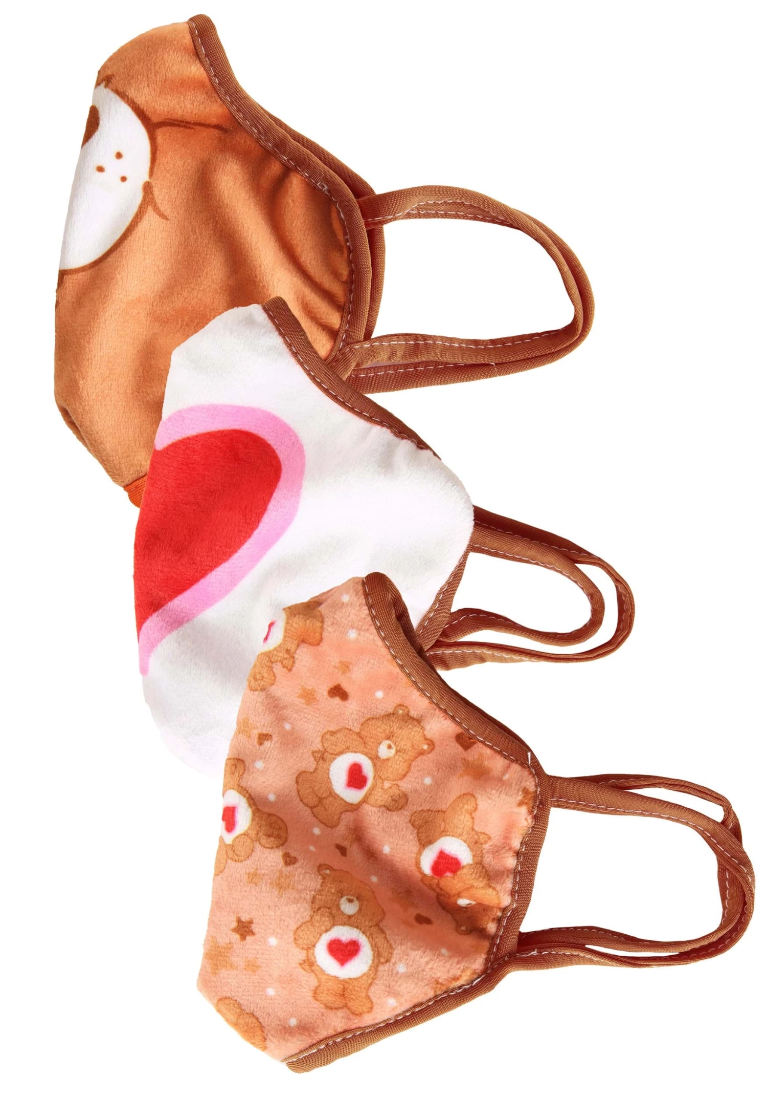 Elope Care Bears | Tenderheart Bear Face Mask Pack 2 Elope Care Bears | Tenderheart Bear Face Mask Pack - Image 2