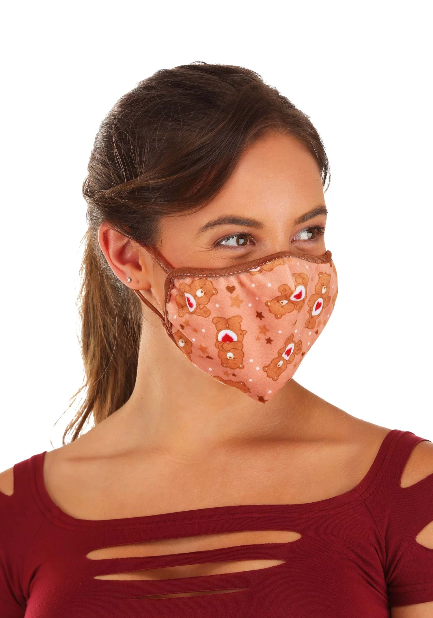 Elope Care Bears | Tenderheart Bear Face Mask Pack 3 Elope Care Bears | Tenderheart Bear Face Mask Pack - Image 3