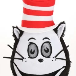 Elope The Cat In The Hat Adult Mouth Mover Mask -Cheap Halloween Store the cat in the hat mouth mover mask alt 2