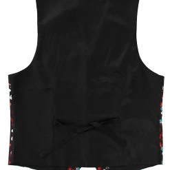 Elope The Cat In The Hat Pattern Vest & Bow Tie Kit -Cheap Halloween Store the cat in the hat pattern vest bow tie kit alt 4