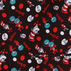 Elope The Cat In The Hat Pattern Vest & Bow Tie Kit -Cheap Halloween Store the cat in the hat pattern vest bow tie kit alt 8