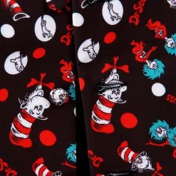 Elope The Cat In The Hat Pattern Vest & Bow Tie Kit -Cheap Halloween Store the cat in the hat pattern vest bow tie kit alt 9