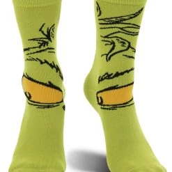 Elope The Grinch Costume Crew Socks
