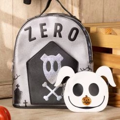 Bioworld Merchandising / Independent Sales Nightmare Before Christmas Zero Mini Backpack With Attached Zip Pouch -Cheap Halloween Store the nightmare before christmas zero backpack w zi alt 6