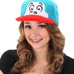 Elope Dr. Seuss | Thing 1 Fuzzy Cap -Cheap Halloween Store thing 1 fuzzy cap alt 2