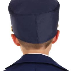 Elope Train Conductor Costume Hat For Kids -Cheap Halloween Store train conductor hat alt 6