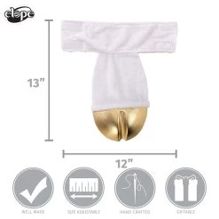 Elope Gold Unicorn Costume Back Hooves -Cheap Halloween Store unicorn costume back hooves gold alt 3