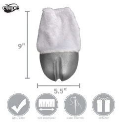 Elope Silver Unicorn Costume Front Hooves -Cheap Halloween Store unicorn costume front hooves silver alt 4