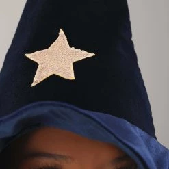 Elope Velvet Stars Costume Witch Hat -Cheap Halloween Store velvet stars witch hat alt 3