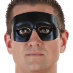 H.M. Smallwares Hero And Villain Black Eye Mask