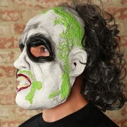 Rubies Costume Co. Inc Beetlejuice 3/4 Vinyl Mask With Hair -Cheap Halloween Store vinyl beetlejuice 3 4 mask w hair alt 2