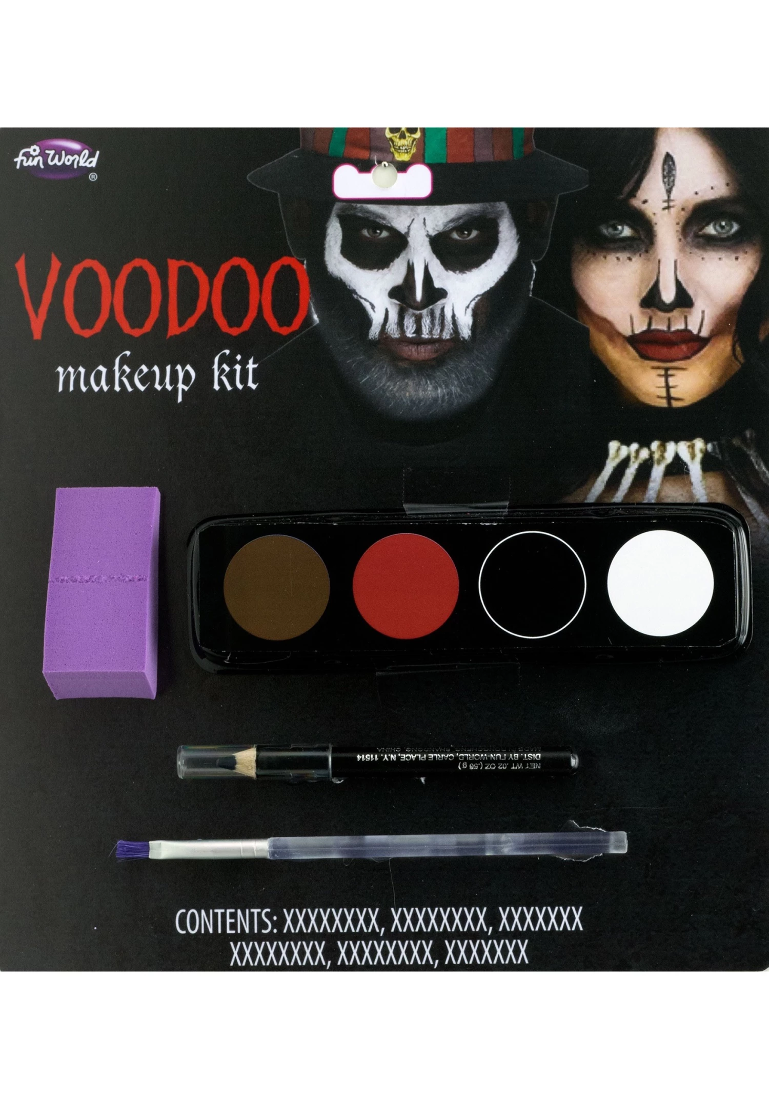 Fun World Voodoo Makeup Kit 1 Fun World Voodoo Makeup Kit