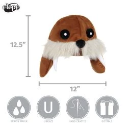 Elope Plush Walrus Spray Toy Hat -Cheap Halloween Store walrus sprazy toy hat alt 7