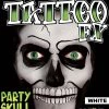 Tinsley Transfers White Party Skull Tattoo Kit