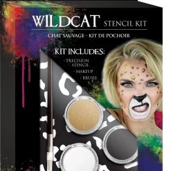 Cinema Secrets Wildcat Stencil And Makeup Kit