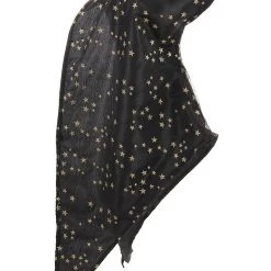 Elope Wizard Alchemy Hood Black And Stars -Cheap Halloween Store wizard alchemy hood black alt 3