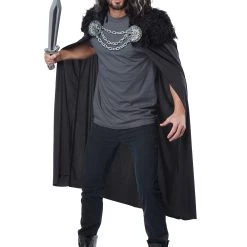 California Costume Collection Wolf Clan Warrior Cape