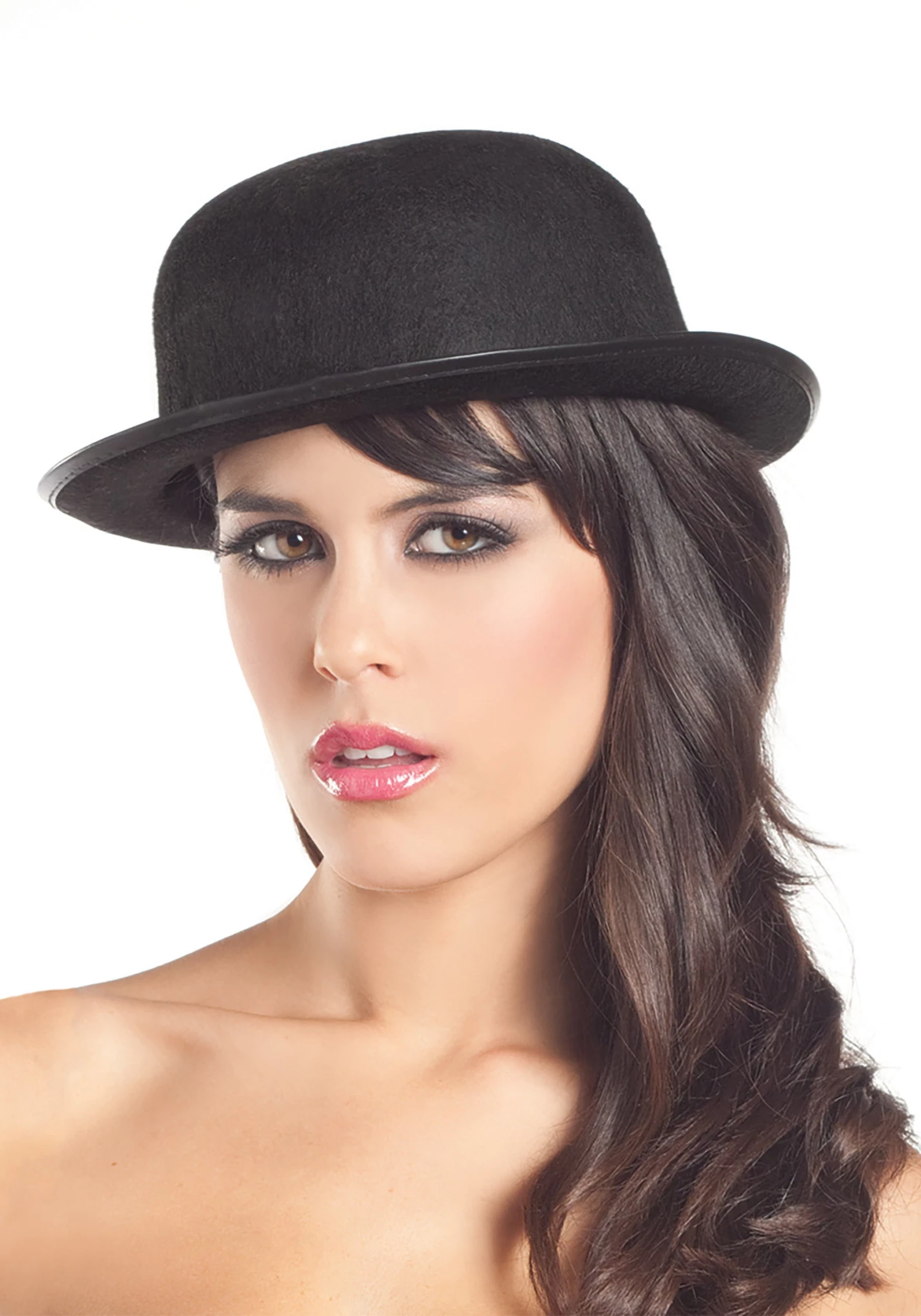 Be Wicked Woman's Felt Derby Hat 1 Be Wicked Woman's Felt Derby Hat