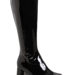 Ellie Women's Black Wide Width Gogo Boots