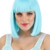 Partytime Wig Bright Blue Bob Wig For Women