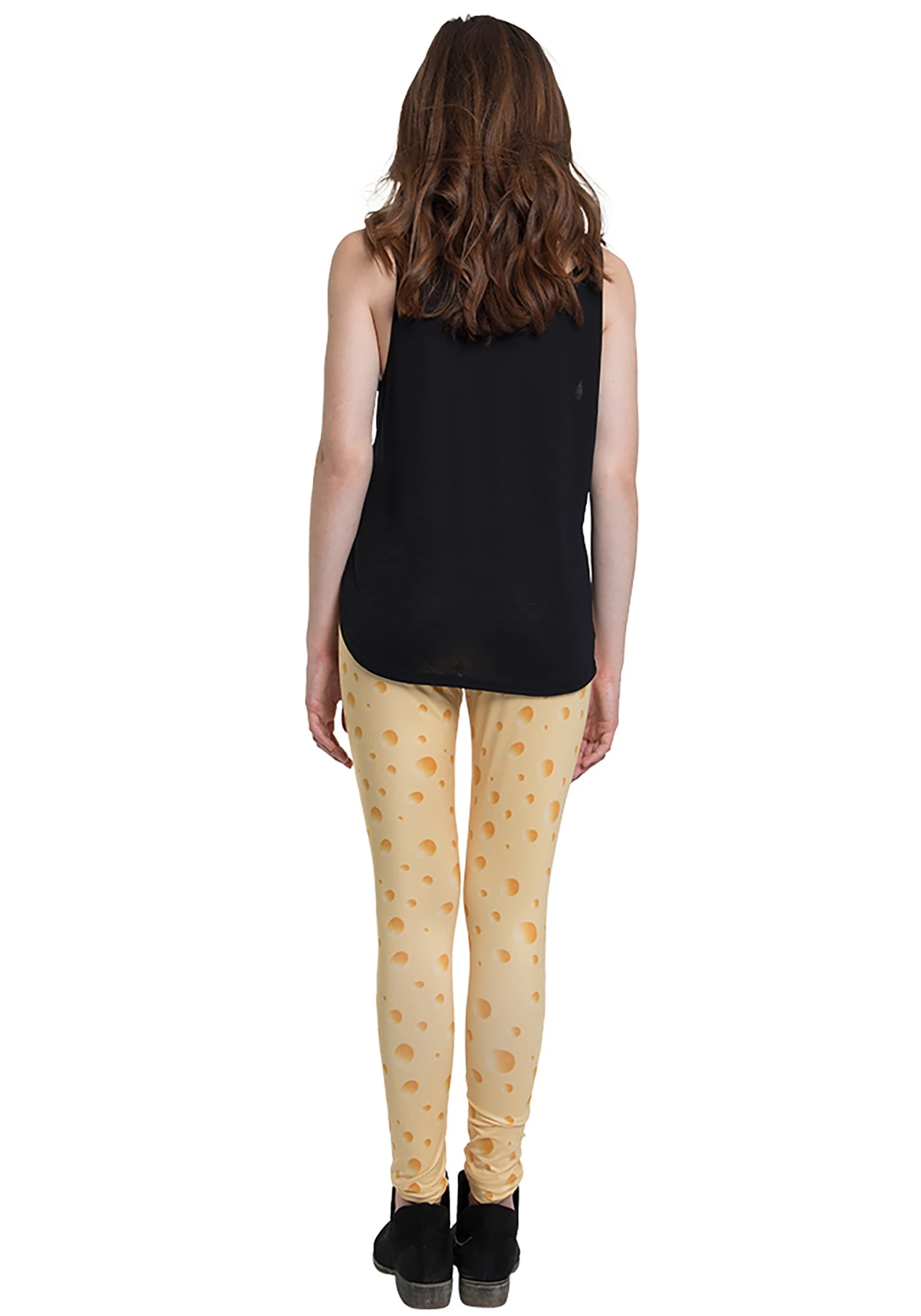 Creative Apparel Women's Cheese Leggings 2 Creative Apparel Women's Cheese Leggings - Image 2