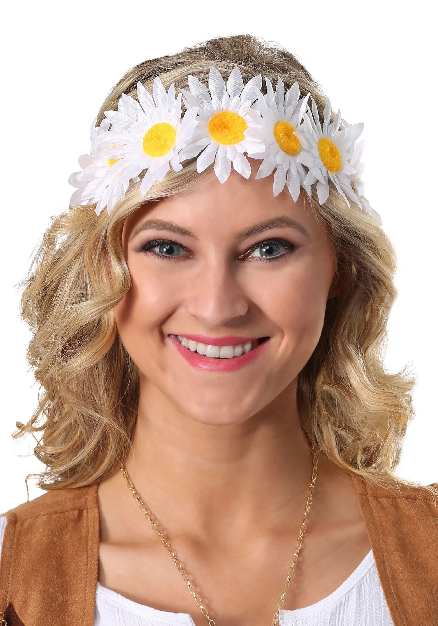 Fun Costumes Adult Daisy Flower Crown 1 Fun Costumes Adult Daisy Flower Crown