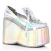 Ellie Hologram Platform Shoes For Women