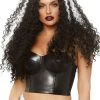 Leg Avenue Long Curly Women's Black And White Wig