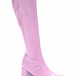 Ellie Pastel Pink Gogo Boots For Women