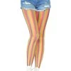 Leg Avenue Women's Rainbow Striped Tights