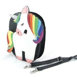 Comeco Women's Rainbow Unicorn Costume Purse -Cheap Halloween Store womens rainbow unicorn purse alt 2