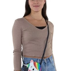 Comeco Women's Rainbow Unicorn Costume Purse -Cheap Halloween Store womens rainbow unicorn purse alt 5