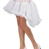 California Costume Collection Womens White High Low Petticoat