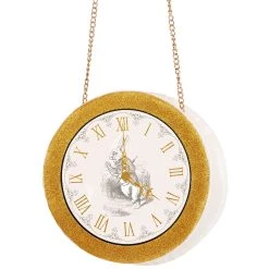 Fun Costumes White Rabbit Clock Purse
