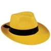 H.M. Smallwares Adult Yellow Fedora Hat
