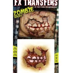 Tinsley Transfers Zombie Cheek Decay Temporary 3D Tattoo Kit